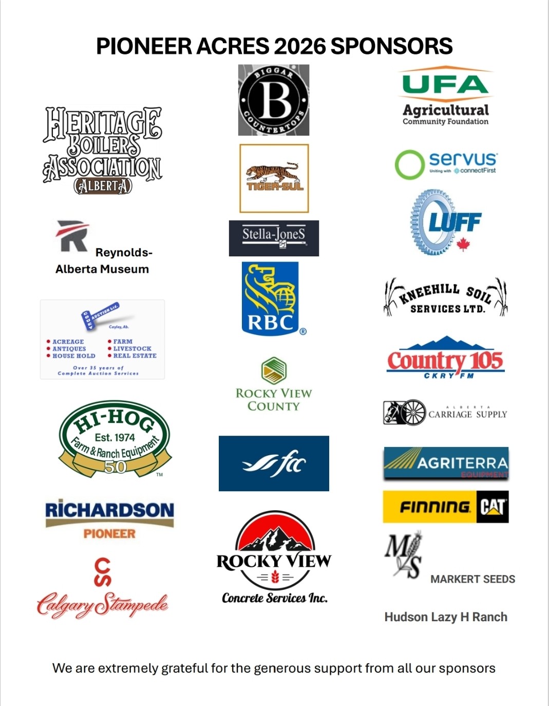 2026 SPONSORS