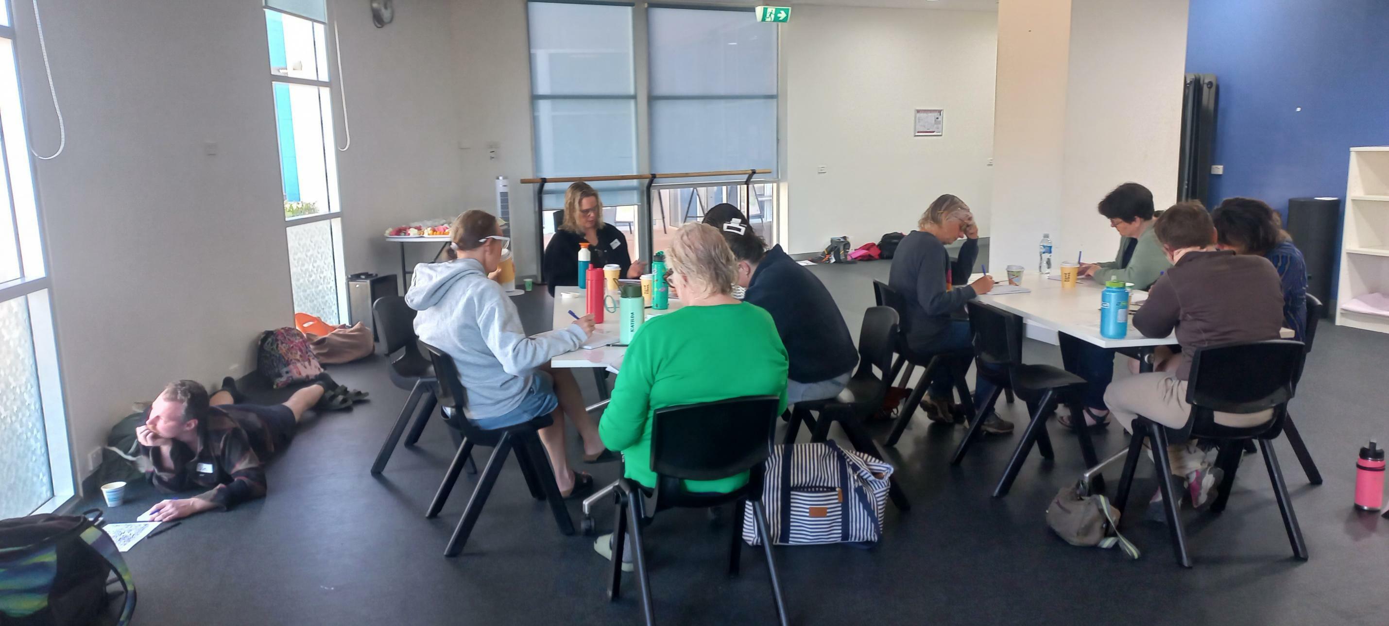 SSW swim & write in action