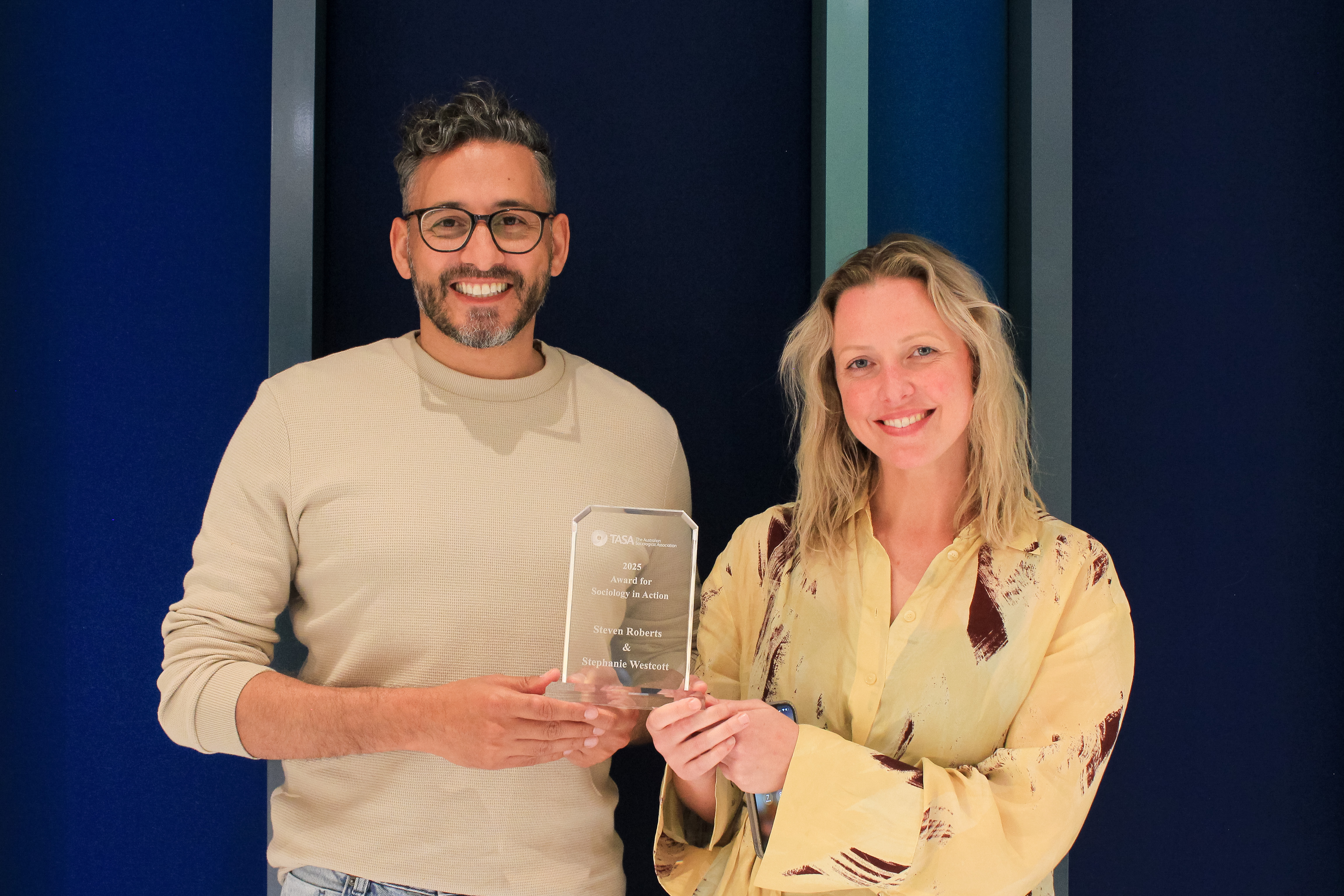 Steve Roberts and Stephanie Wescott