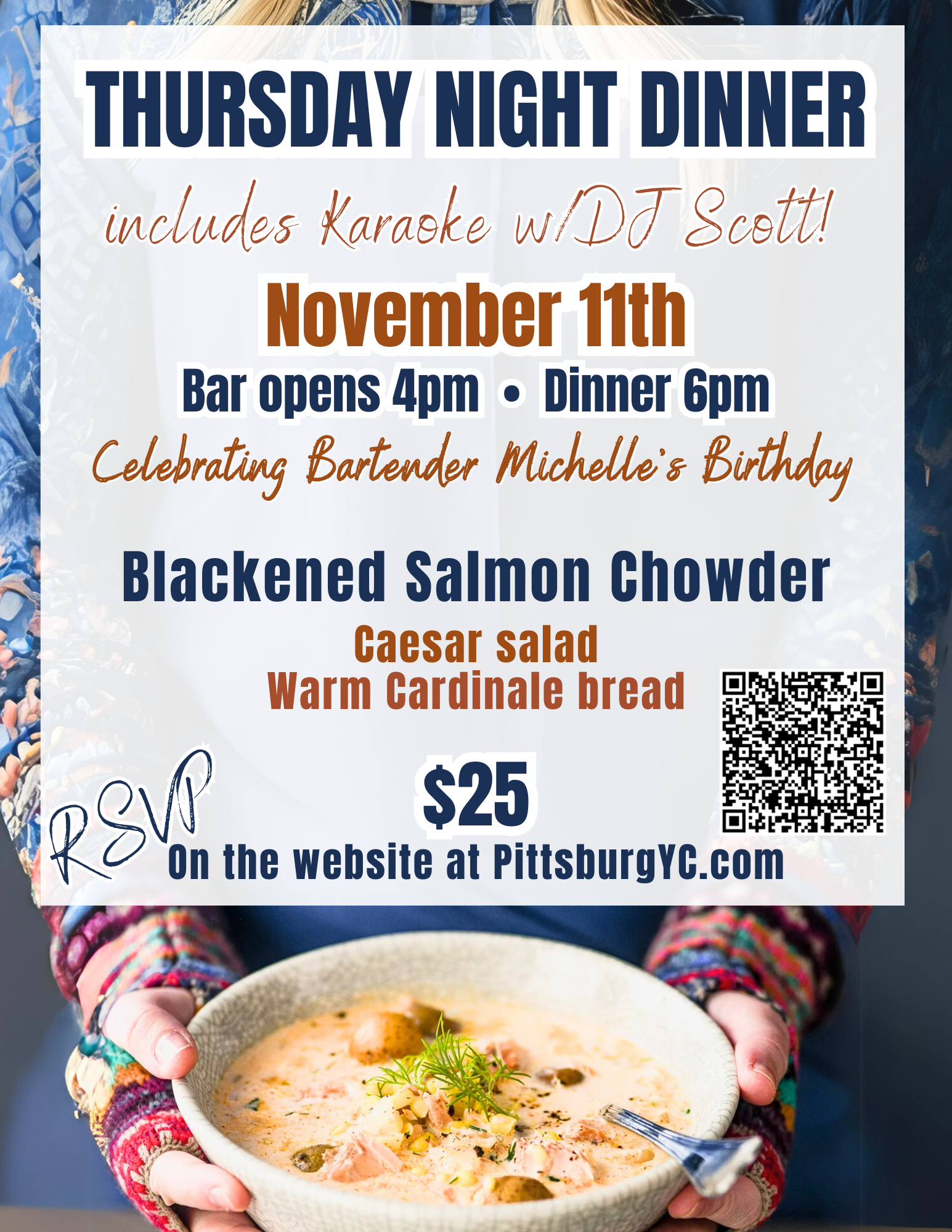 Thursday Night Dinner 11/20