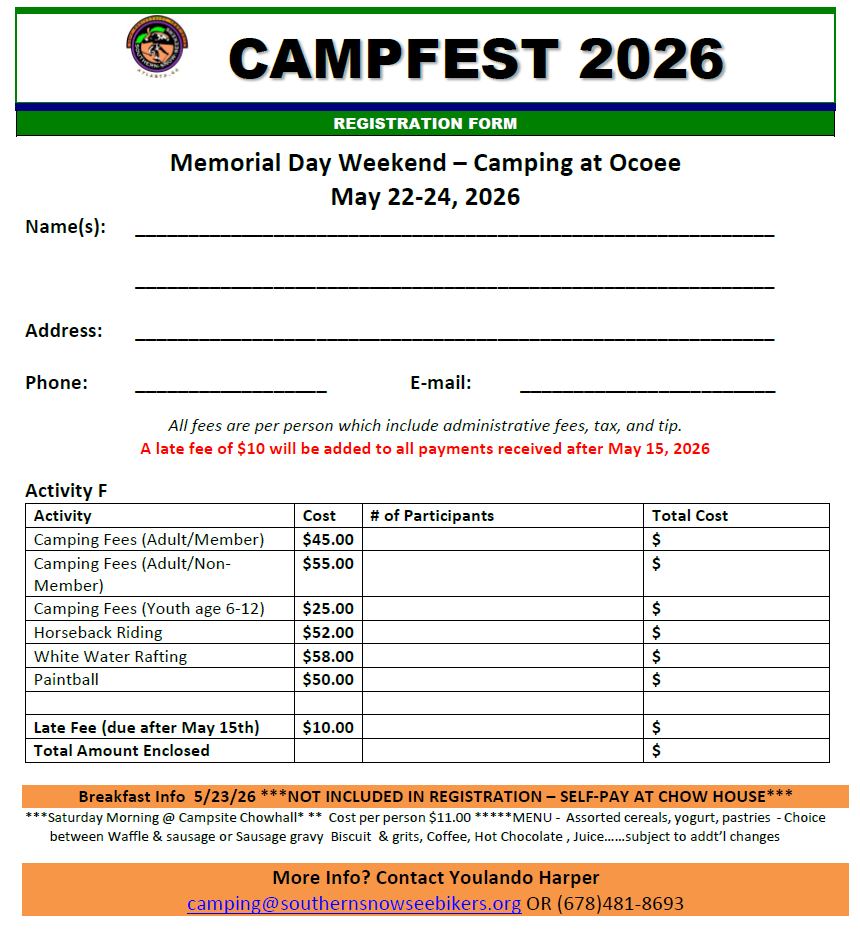 2026 Campfest Reg Form