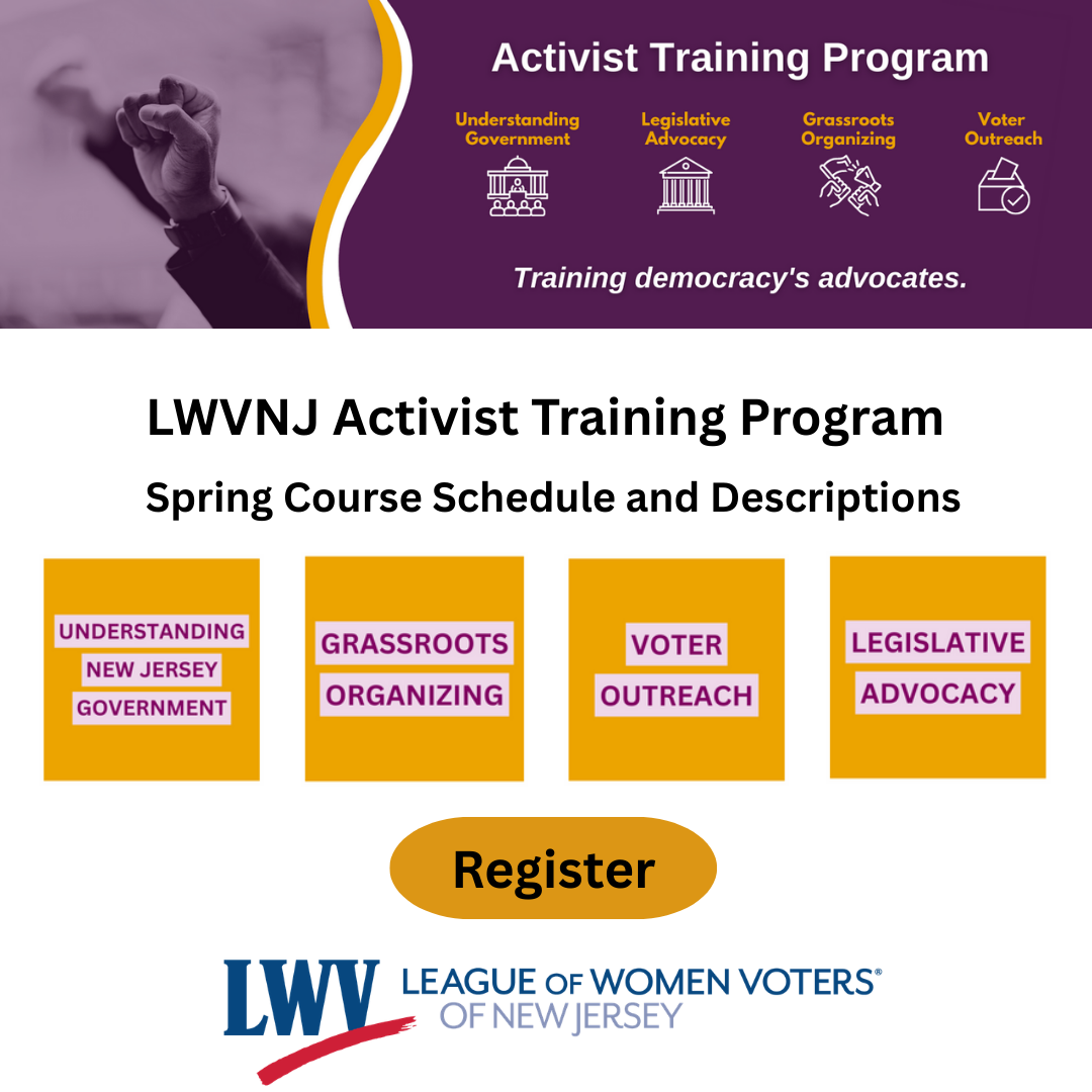 2026-LWVNJ Activist Training Program.