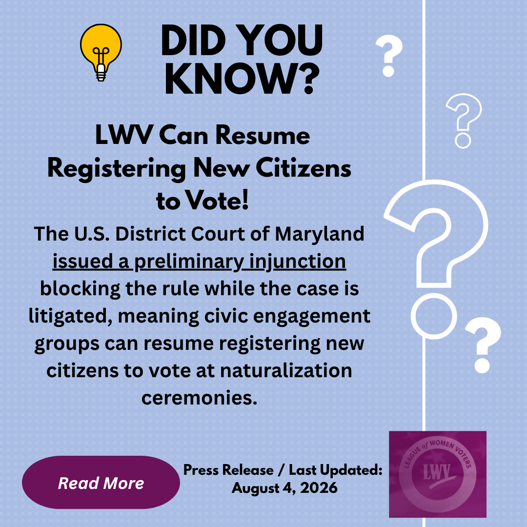 2026-LWV can resume registering new citizens