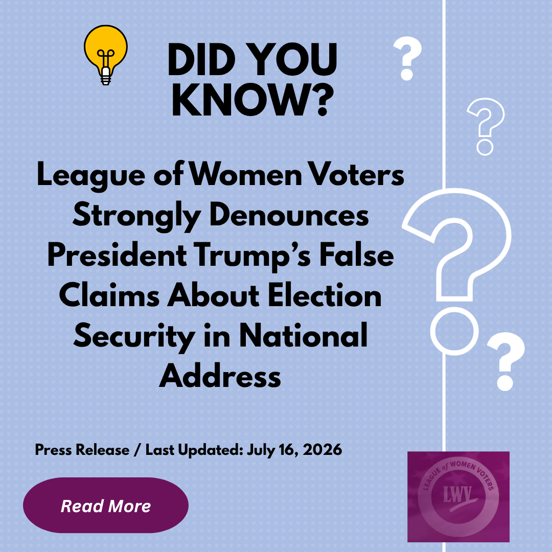 2026-LWV denounces Trump's false election claims