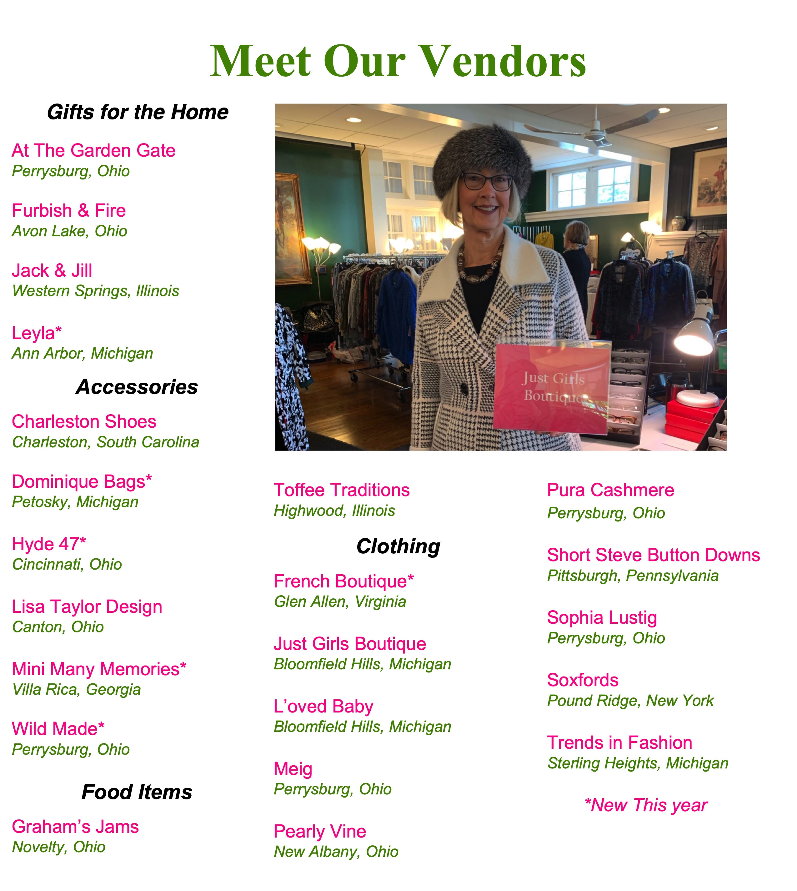 Vendors