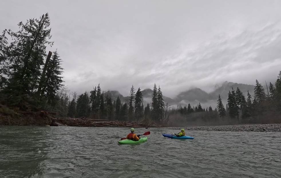 Dave M kayaking