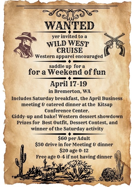 Wild West April Business meeting