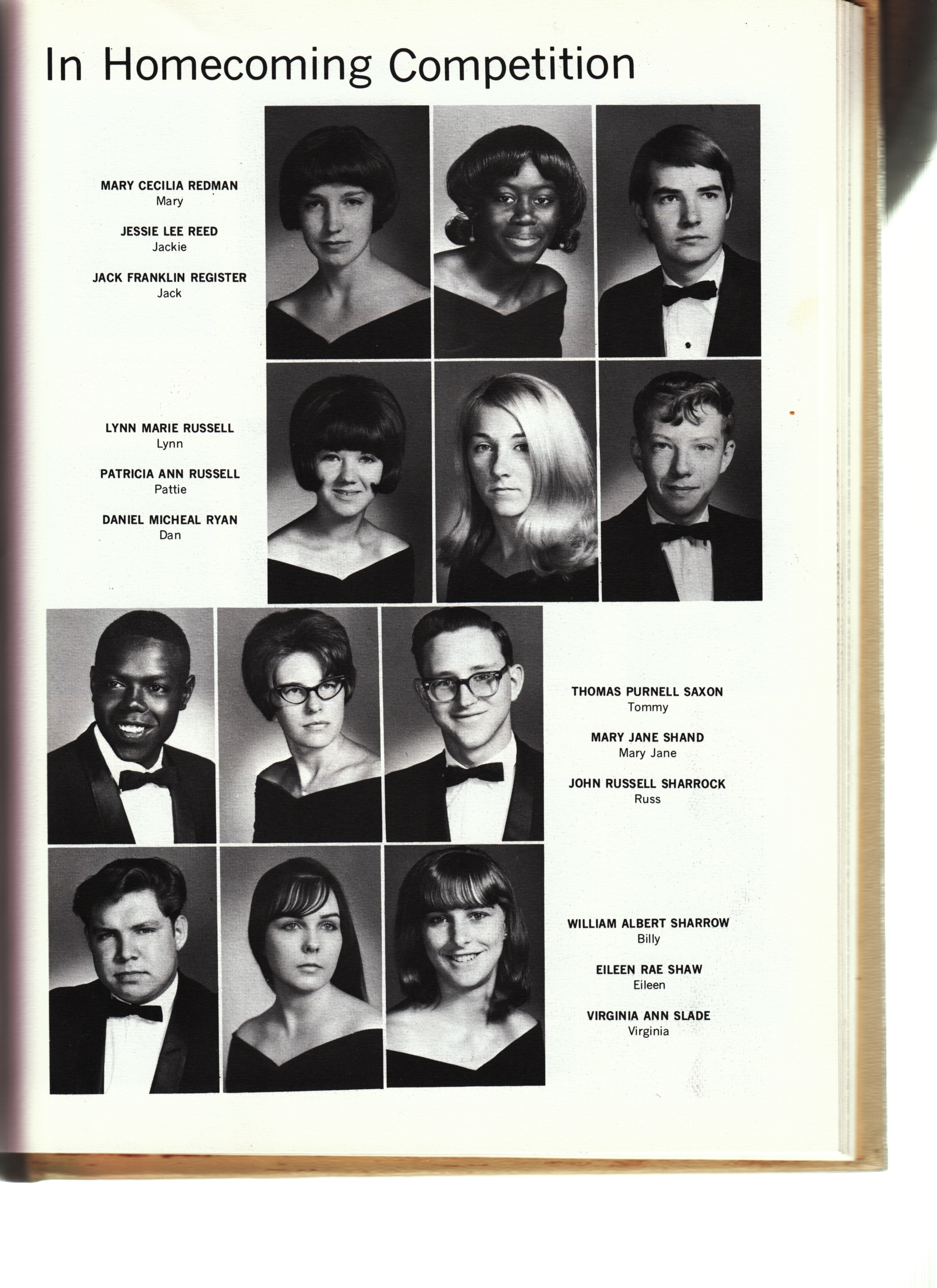 Thomas Purnell Saxon Yearbook