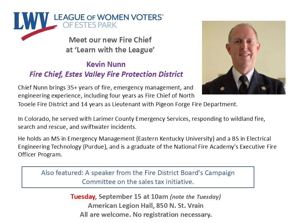 Meet Our New Fire Chief