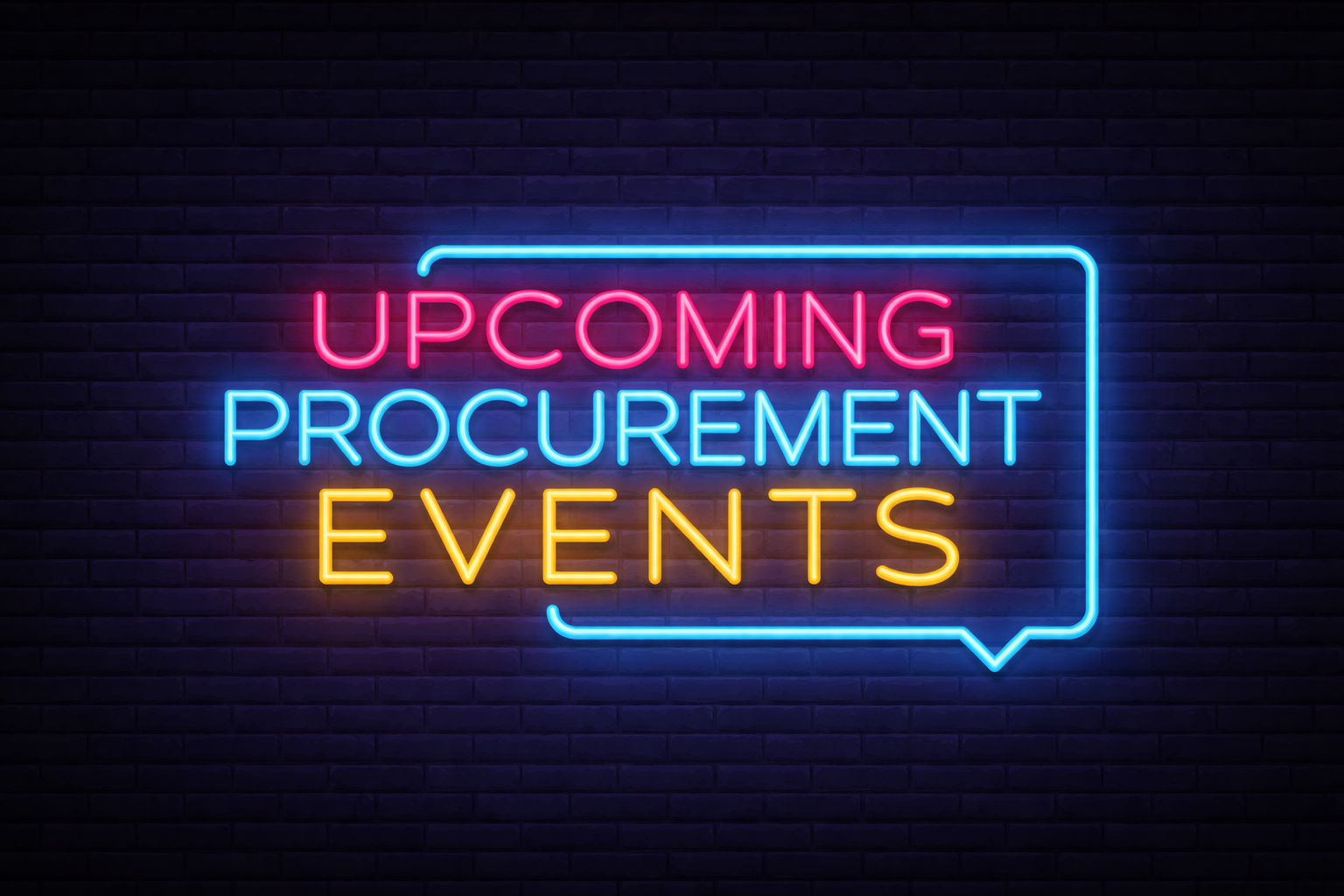 Upcoming Procurement Events