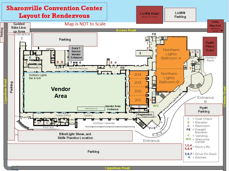 Sharonville Convention Layout Drawing