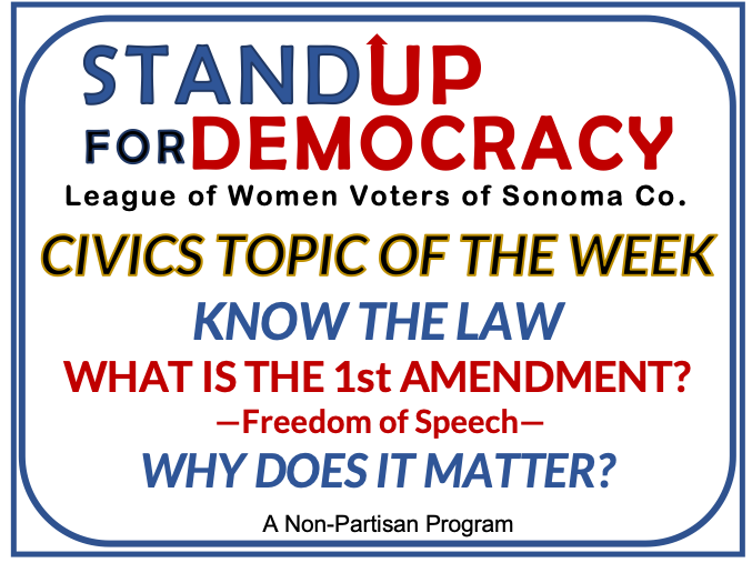 1st Amendment/Speech