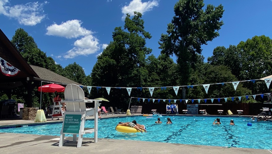 Header of pool