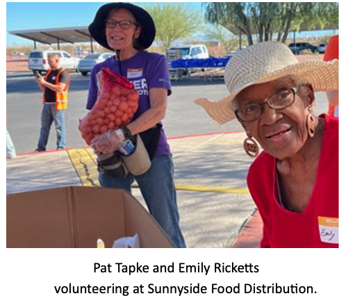 DEI Volunteers at SS Food Distribution