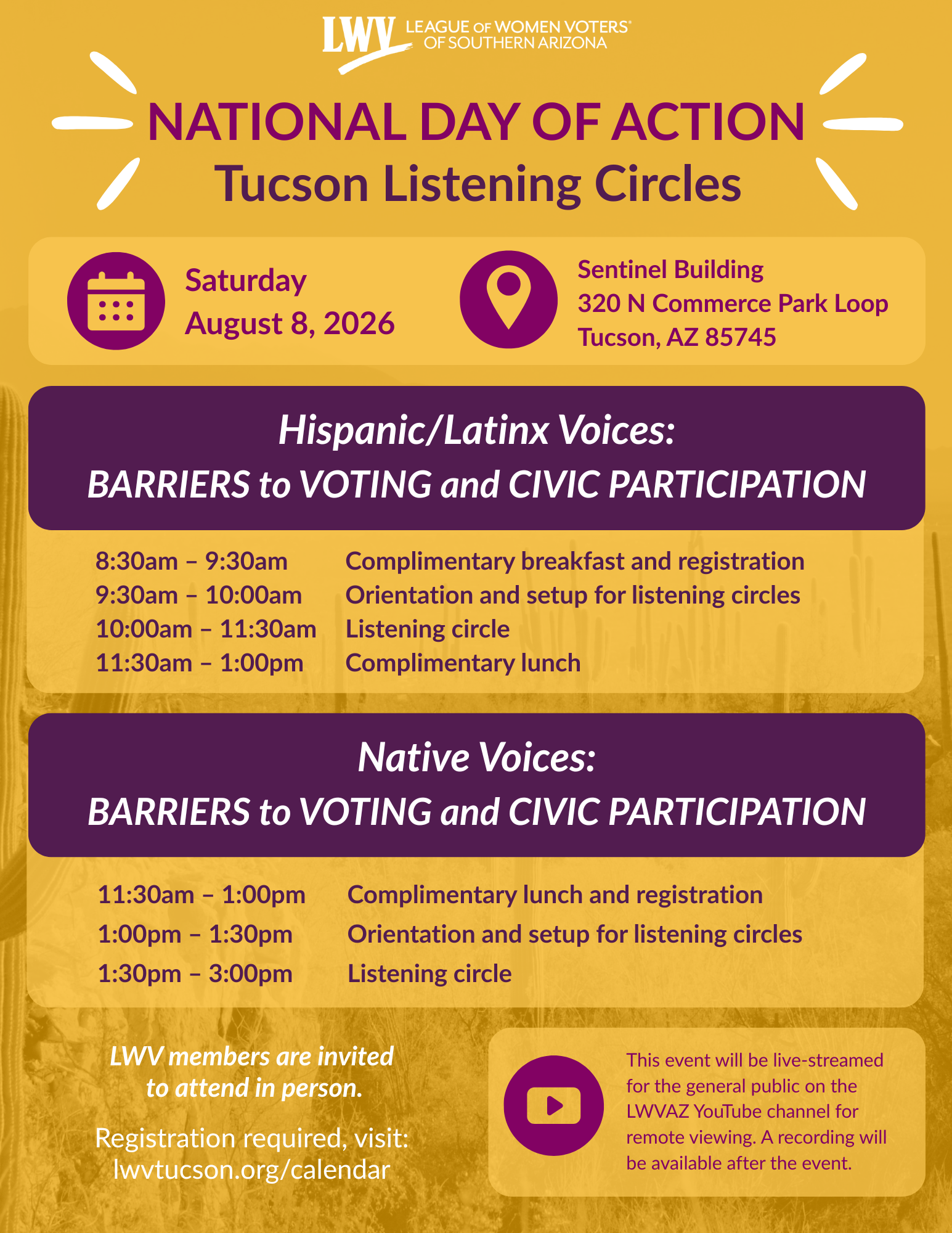 National Day of Action Aug 8 2026
