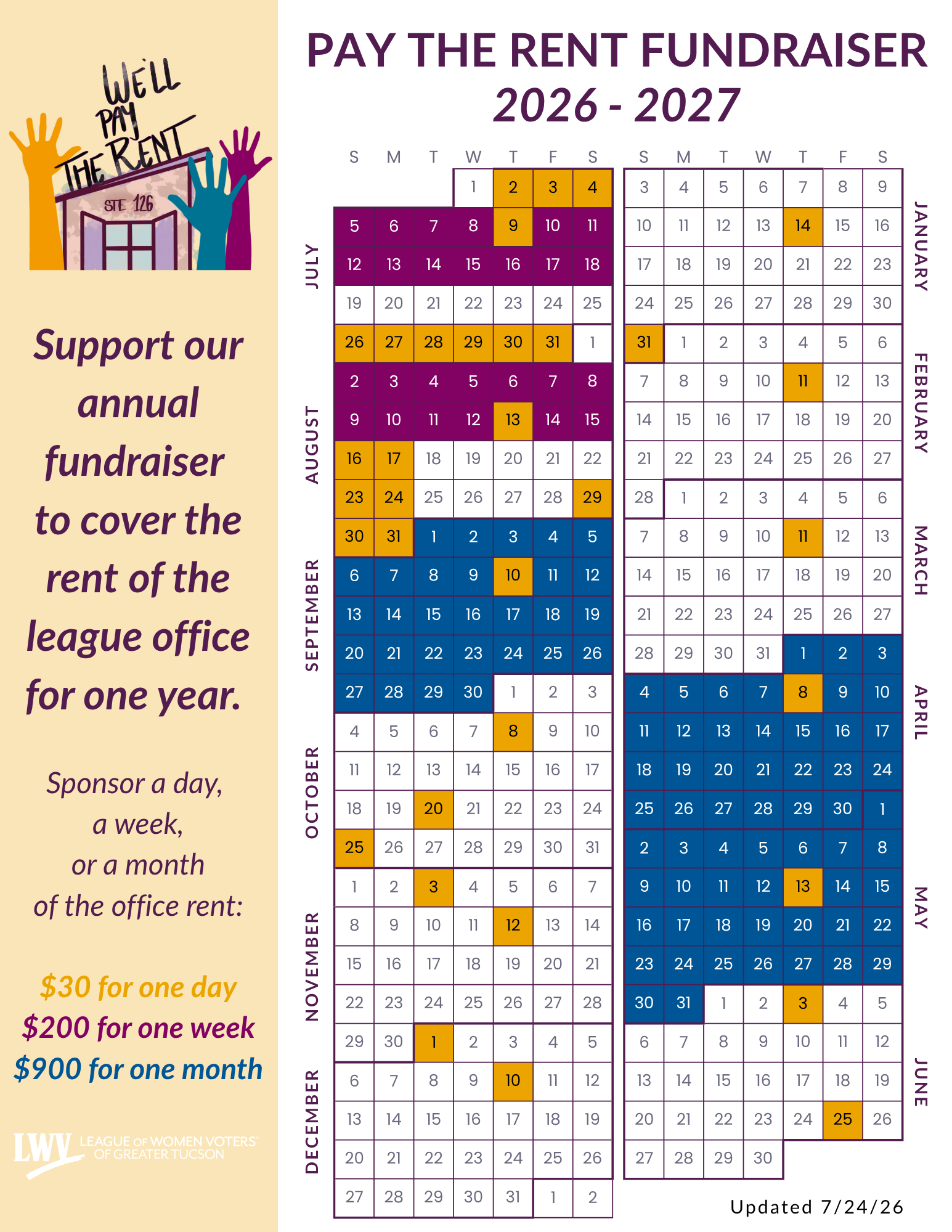 Pay The Rent - updated 07-24-2026