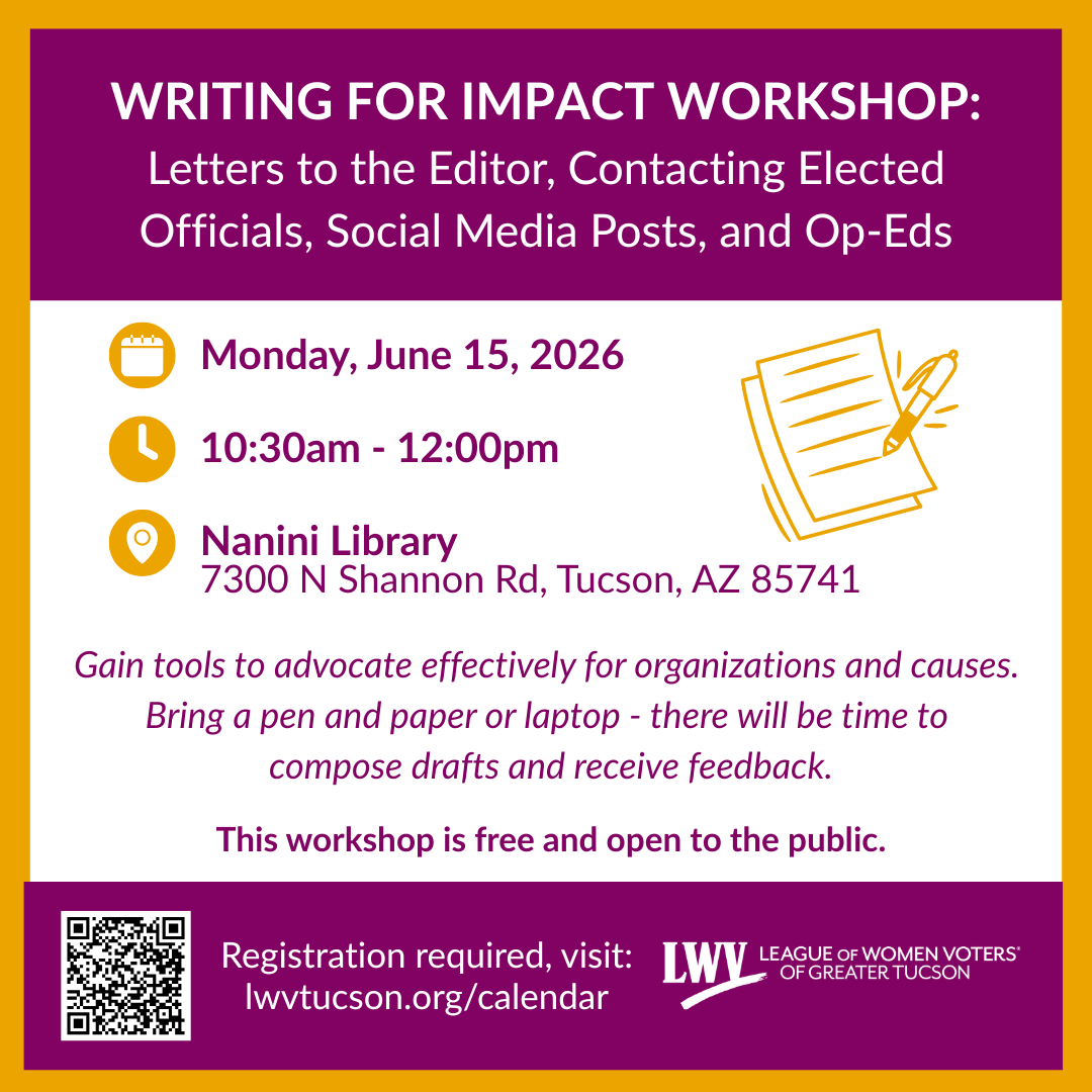 Writing for Impact workshop