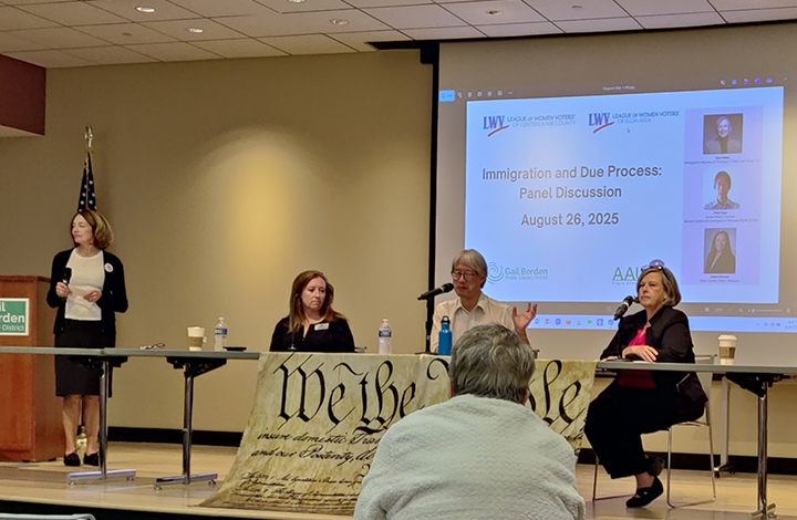 Image from 2025 LWVCKC Immigration Panel