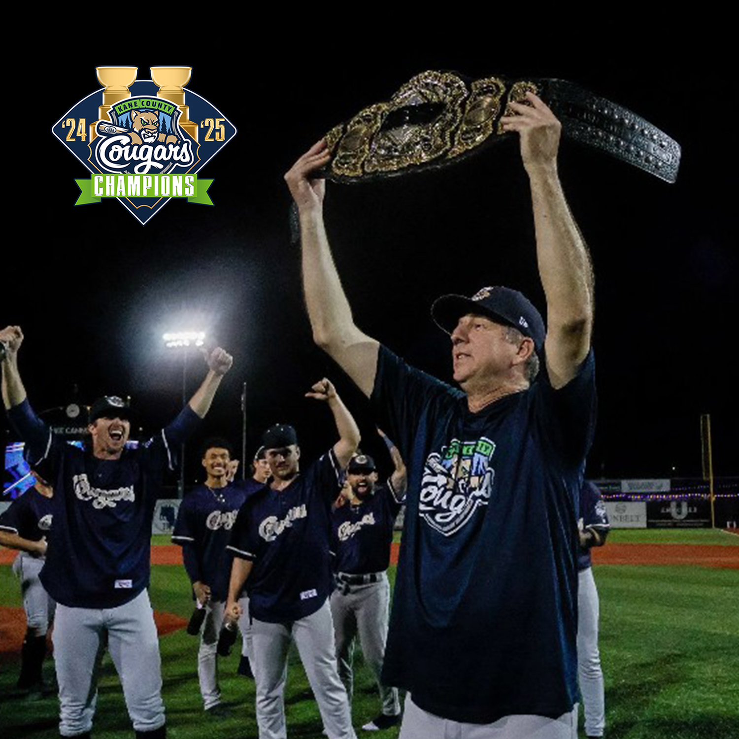 Kane County Cougars 2 Time Champions
