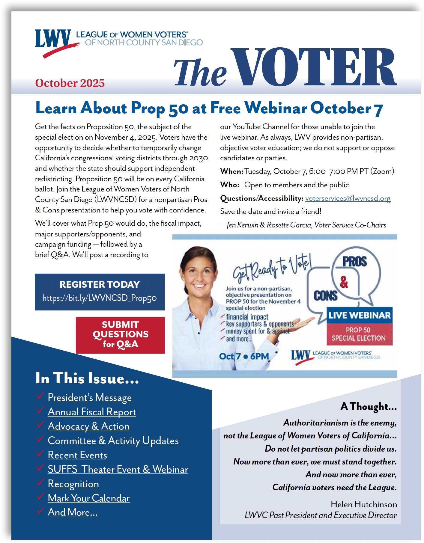 Voter Newsletter Thumbnail