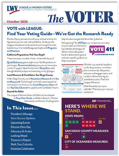 October Voter Newsletter Thumbnail