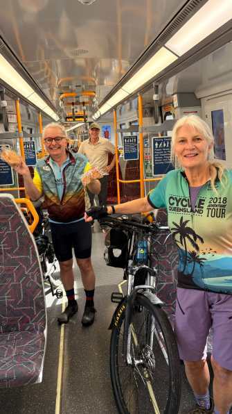 How many Bikes can you get on a QR train?