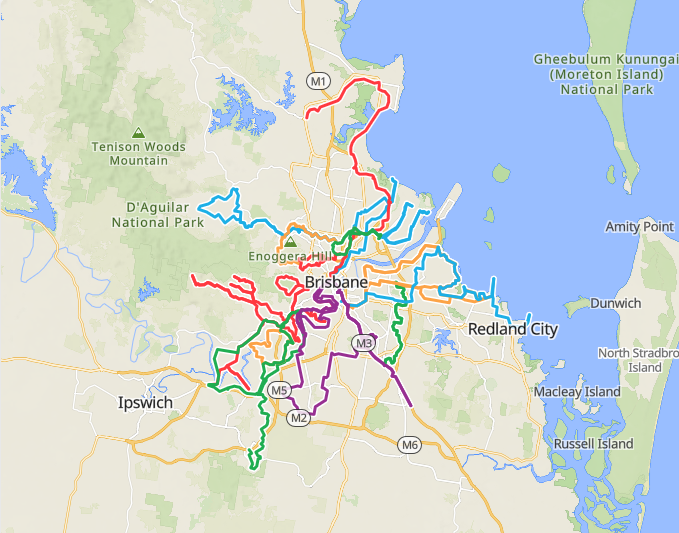 Riding Around Brisbane