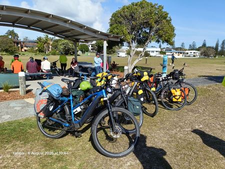 Bike parking at Ferry - Yamba