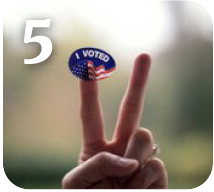 I voted - V for victory