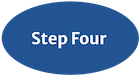 Step Four white letters on transparent background