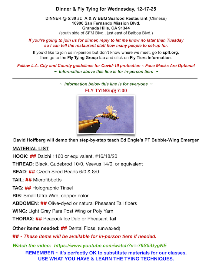  PT Bubble-Wing Emerger      12-17-25