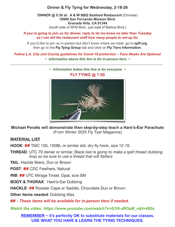 Hare’s-Ear Parachute      2-18-26