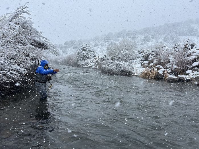 Luke Kinney in Winter on East Walker