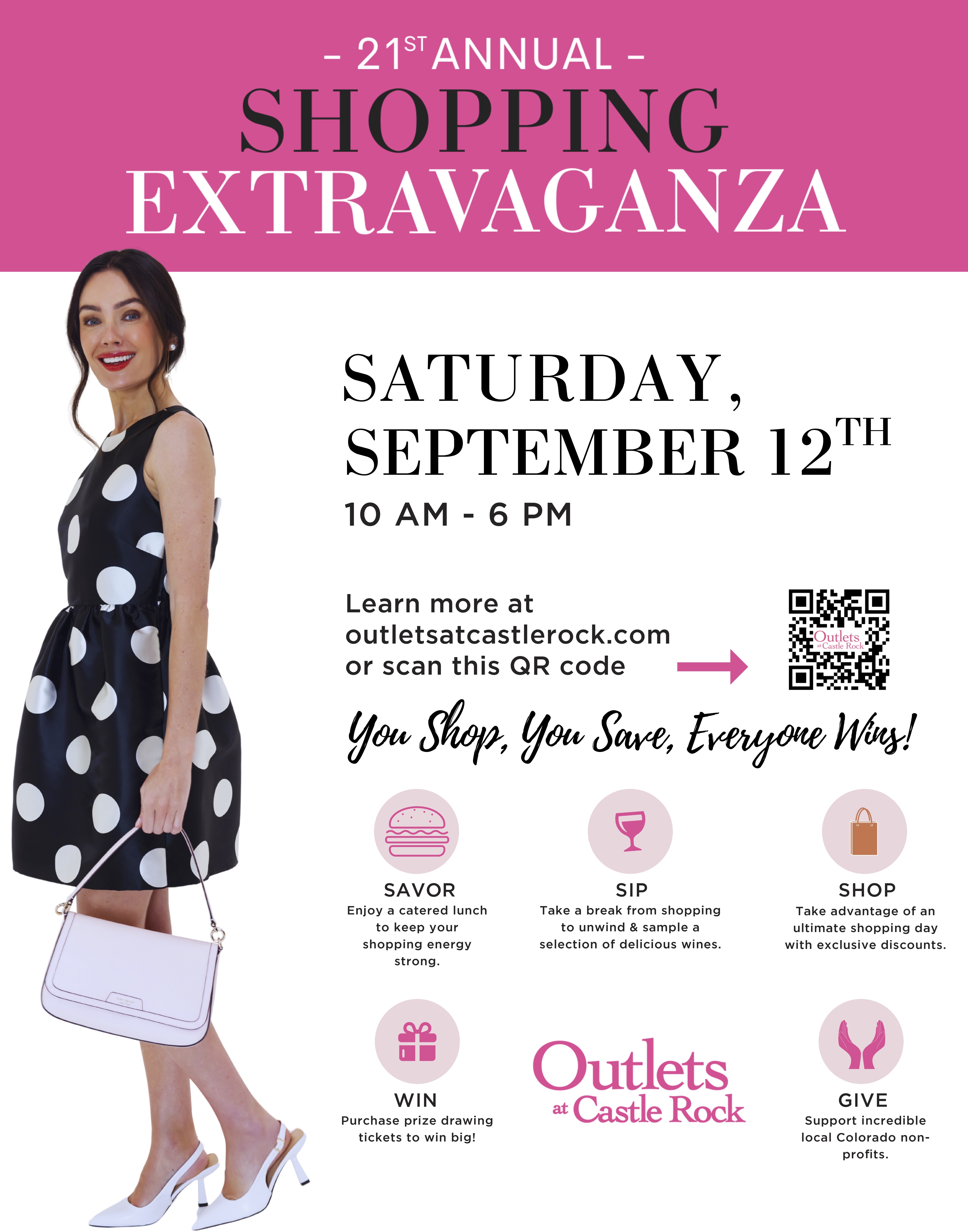 Shopping extravaganza September 12, 2026 in Castle Rocks to benefit LWVPPR