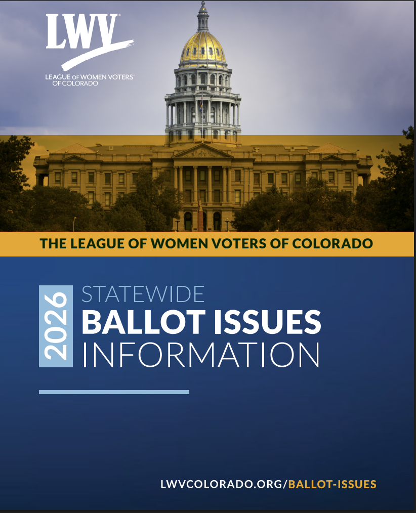 LWVCO Ballot Issues information booklet 2026
