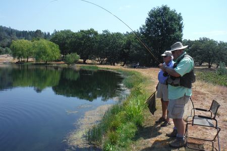 One-on-one fly-fishing outing