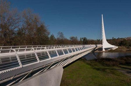 Sundial Bridge in Redding, California