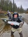 Dean with a gorgeous Situk River steelhead thumbnail