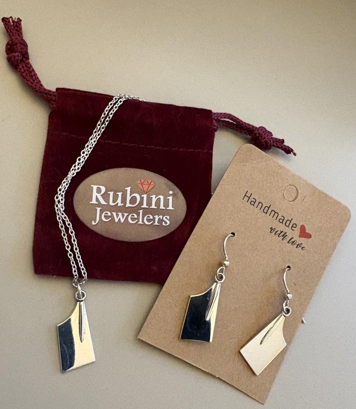 Rubini Earrings & Necklace