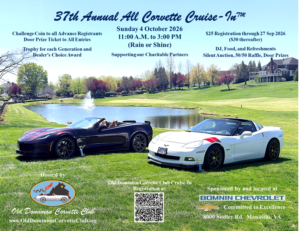 ODCC 2026 Cruise-In Flyer (Cruise-In Webpage)
