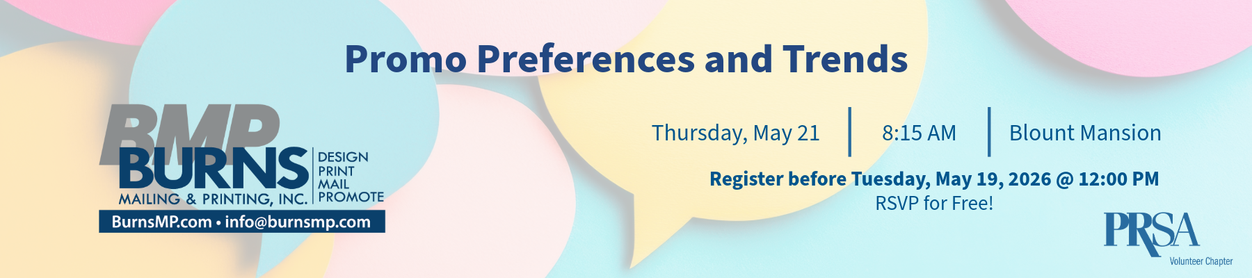 Burns May Event Promo Preferences and Trends