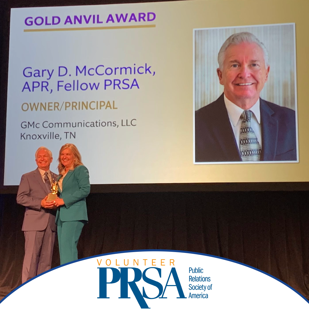 Gary McCormick PRSA Award