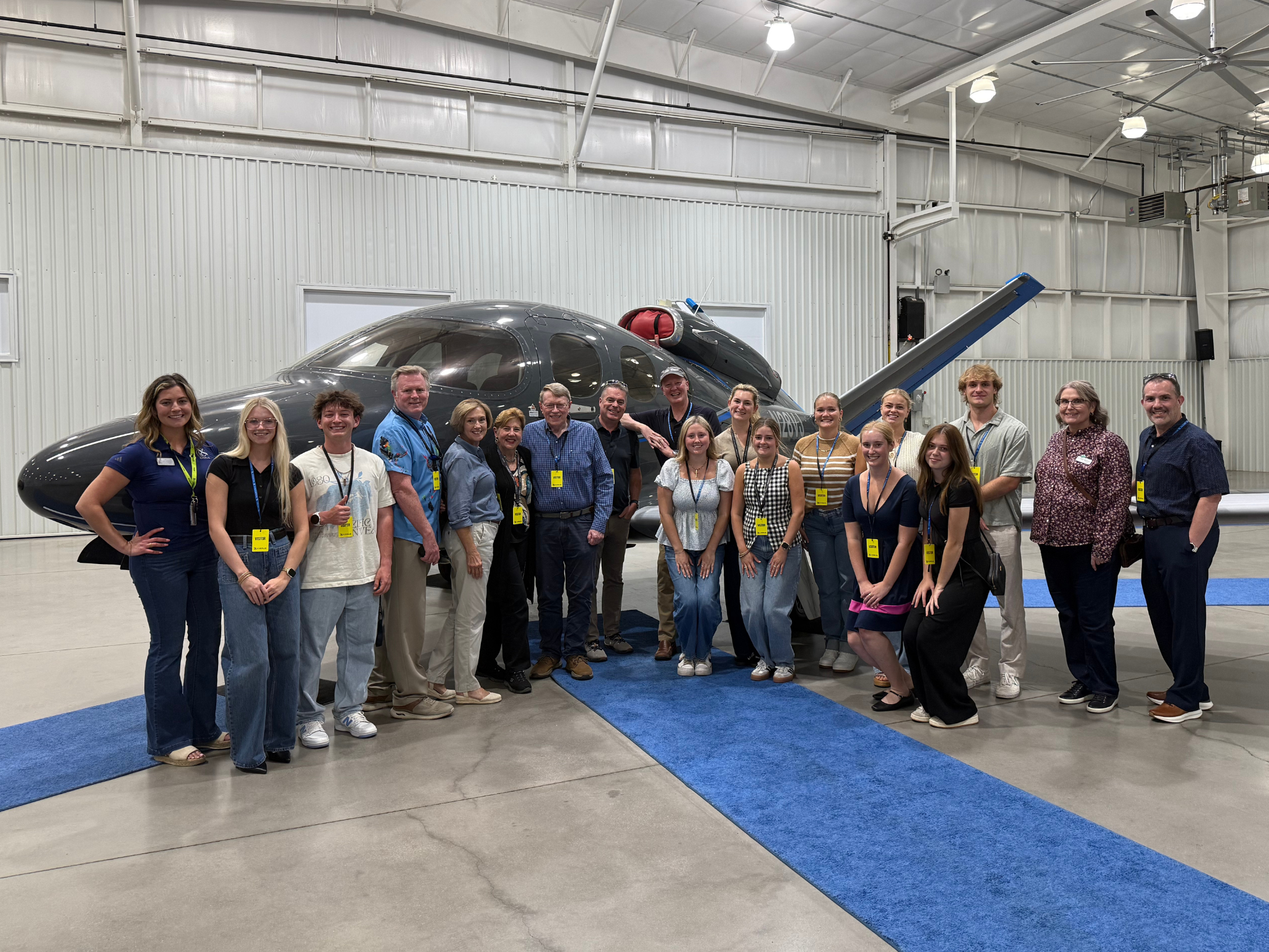 Cirrus Plane Group Photo