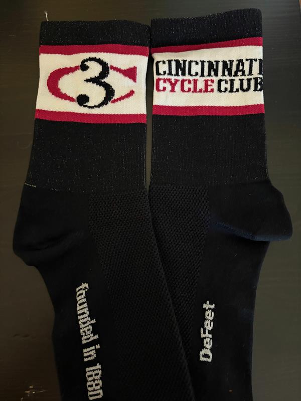 Black Cycling Socks - Defeet Brand