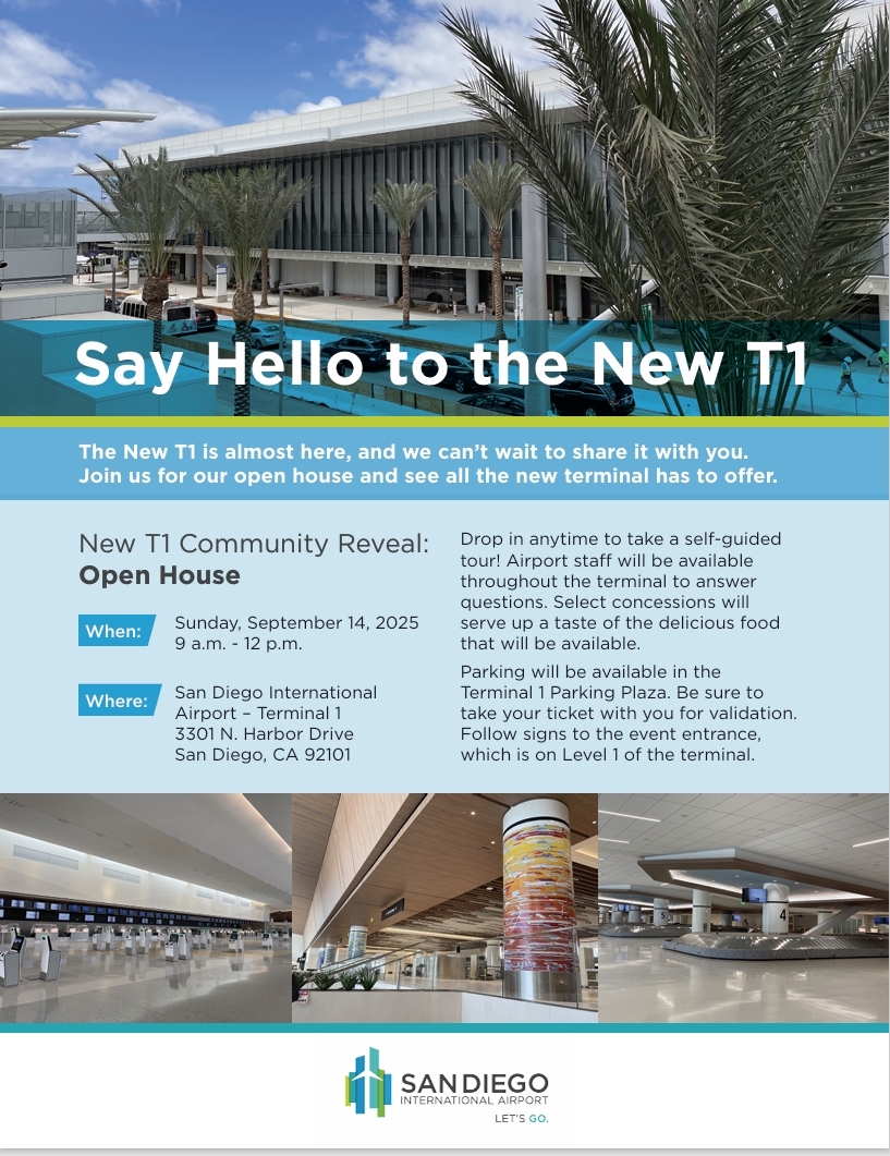 Terminal 1 open house