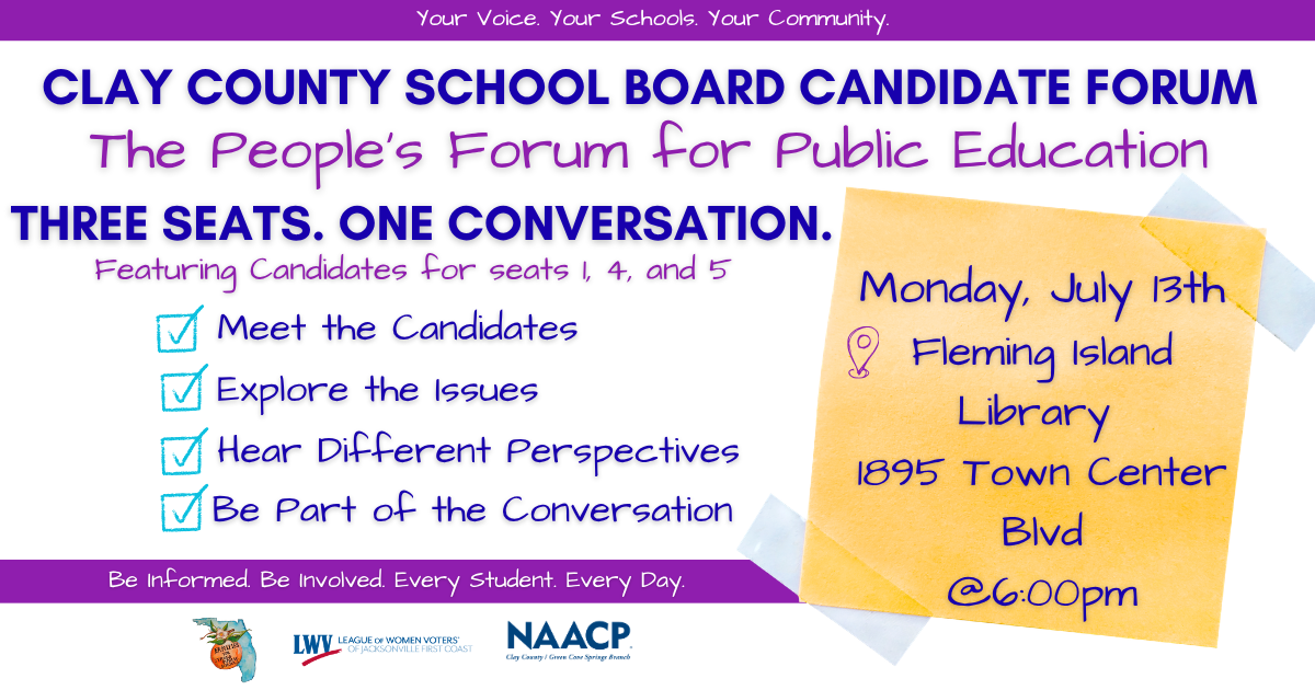Clay County School Board Forum