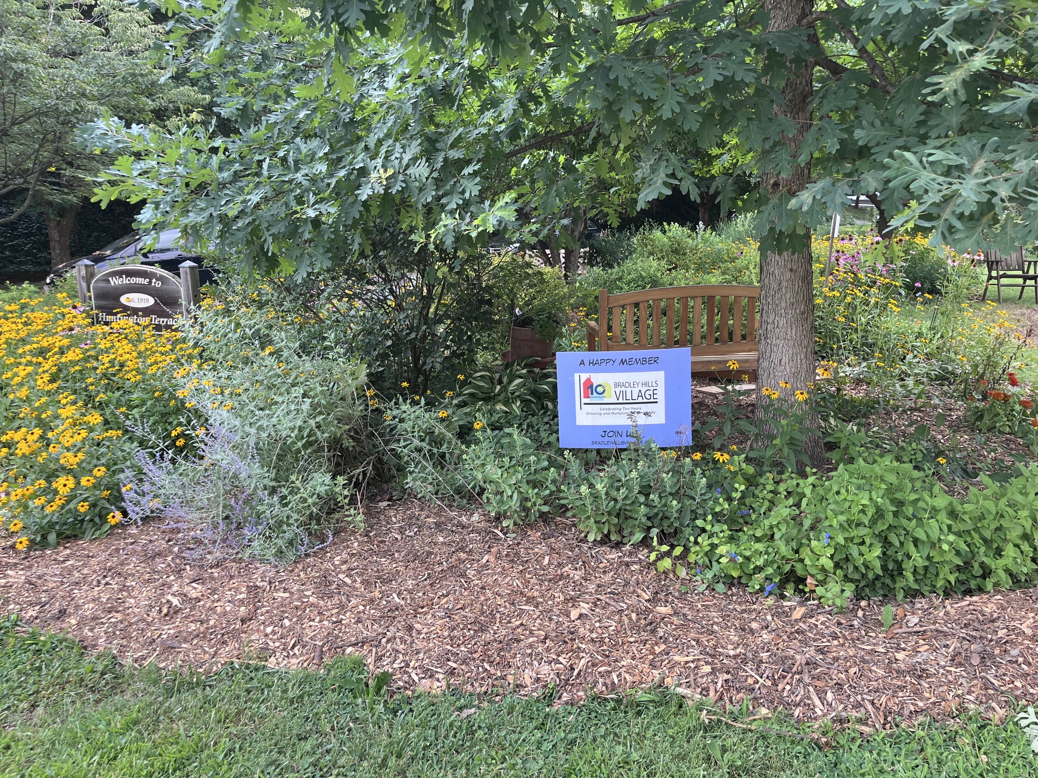 BHV Triangle Garden Yard Sign