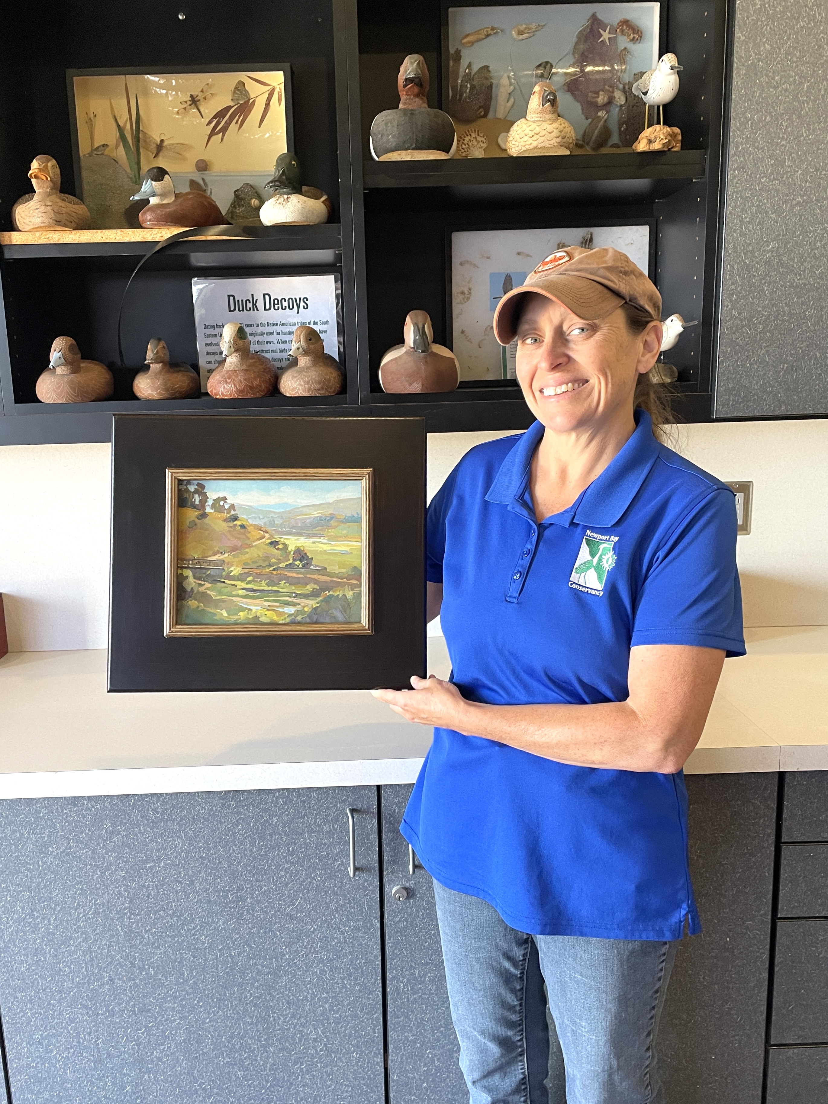 Heather with raffle painting