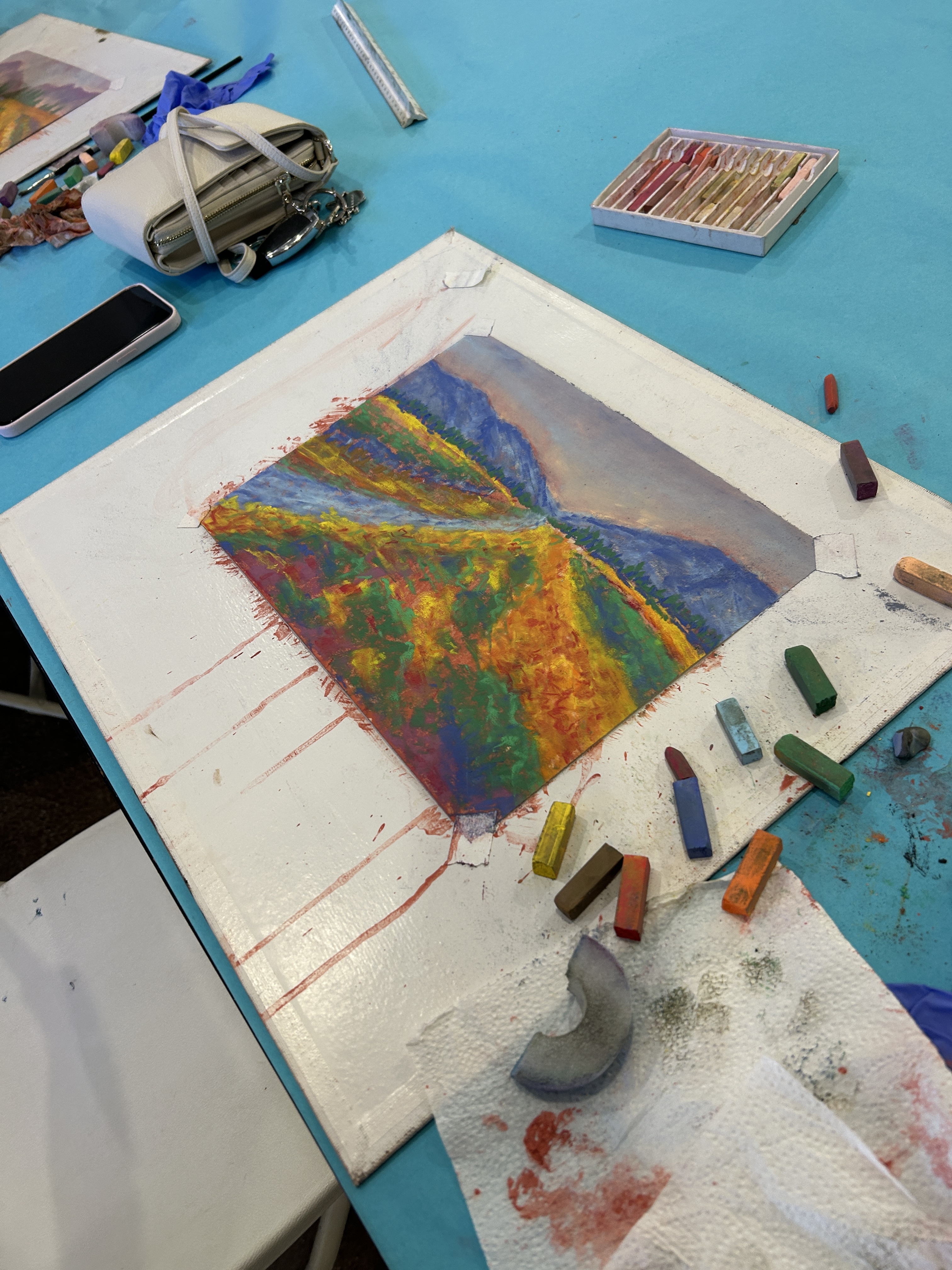 Pastel student work
