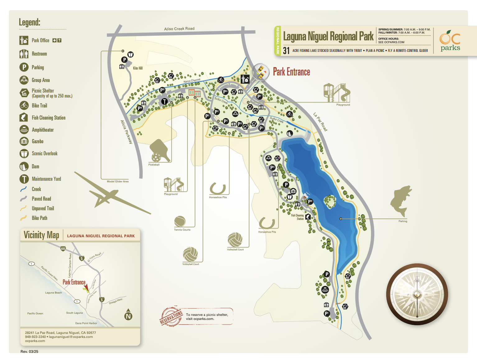 Laguna Niguel Regional Park Map